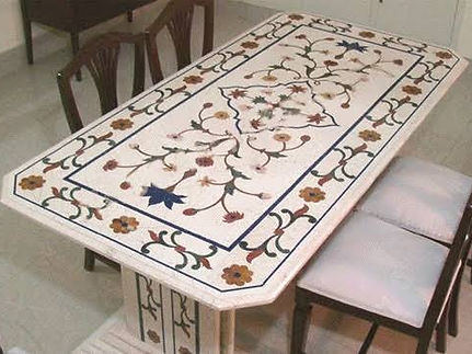 Marble Inlay Table Top