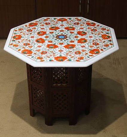 Marble Inlay Table Top