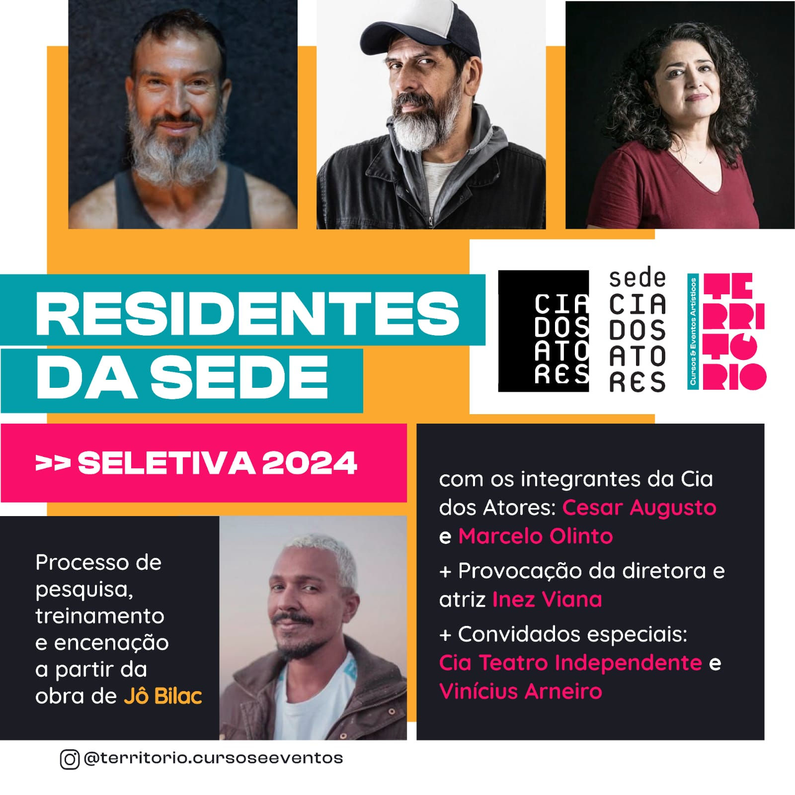 RESIDENTES DA SEDE - Seleção 2024