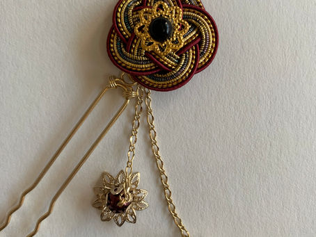 水引で作ったかんざし M・Rオフィス 杉並区で開講中