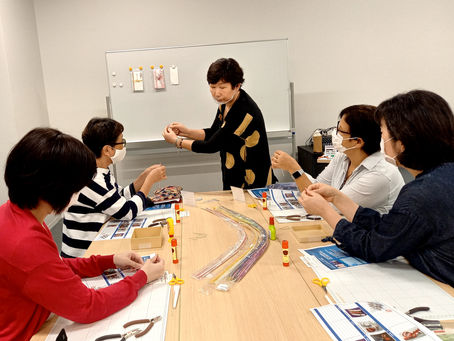 【折形、水引講座】カルッツかわさき初日