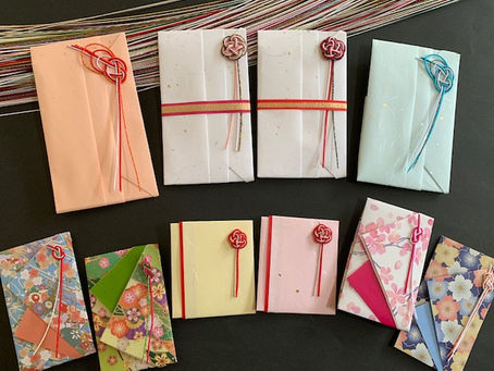 【折形、水引アレンジ講座】生徒様の作品 折形礼法、水引カルチャー倶楽部