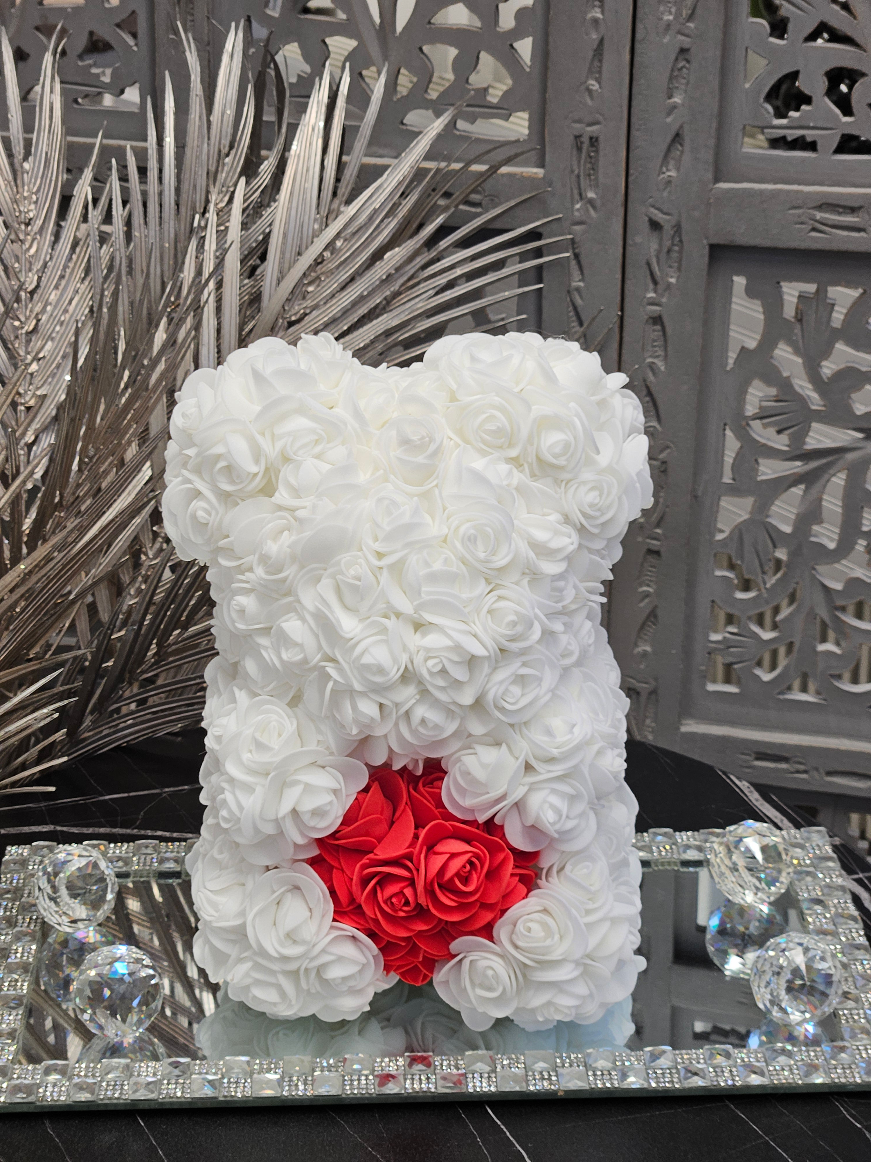 Ruusunalle, Valkoinen punaisella sydämellä