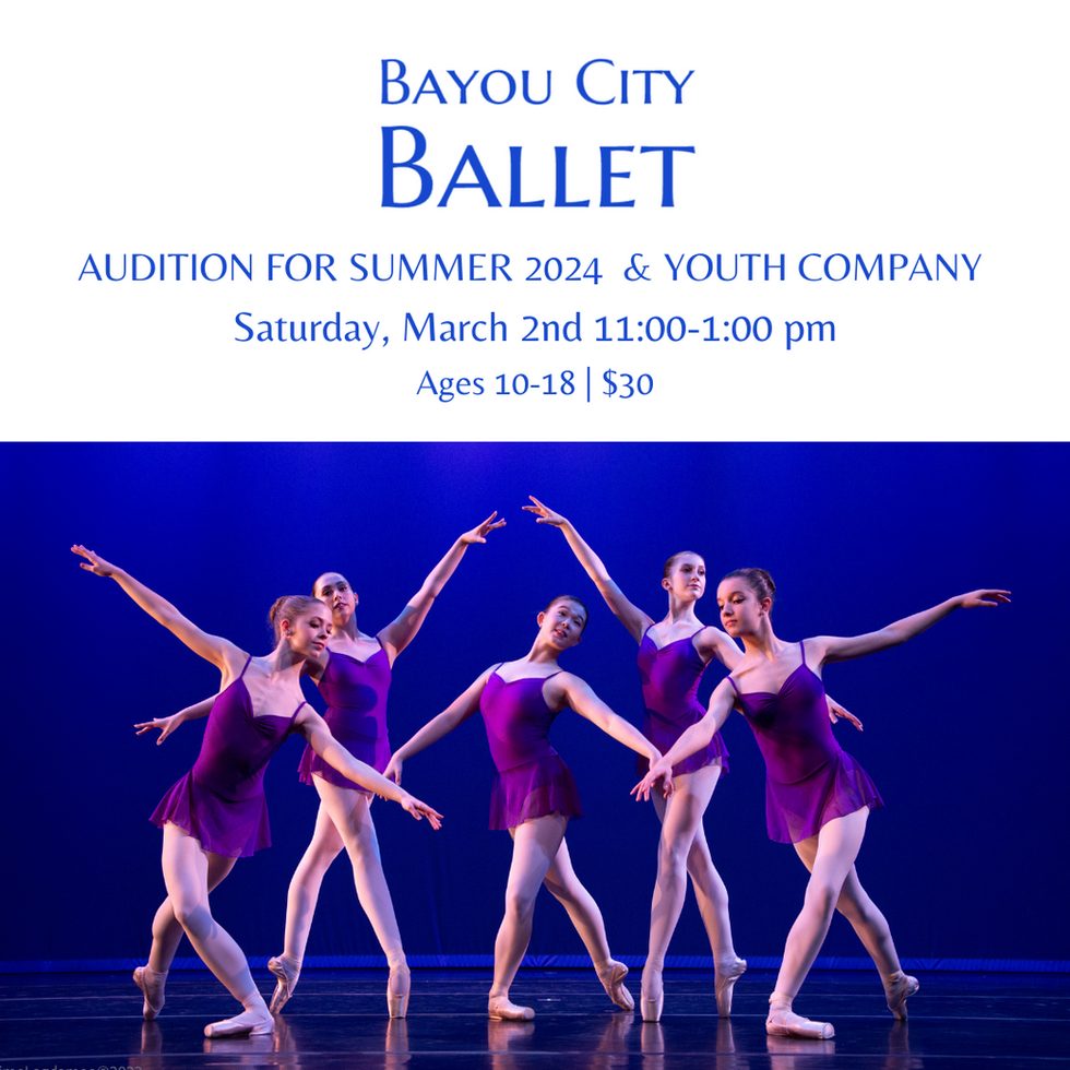 Bayou City Ballet Audition for Summer Intensive