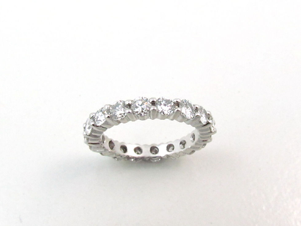 Thumbnail: 14kt White Gold Diamond Eternity Ring