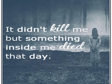 Something died that day