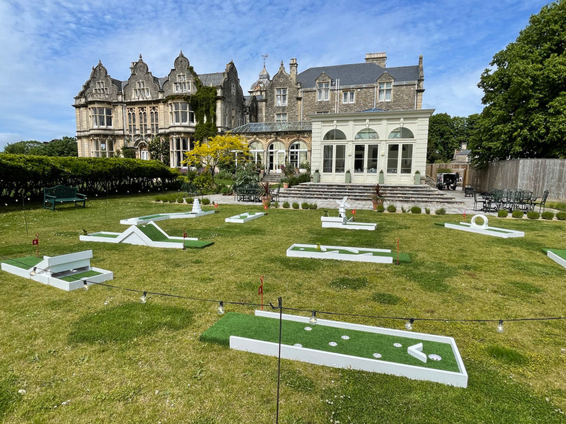 Wedding Crazy Golf at Clevedon Hall
