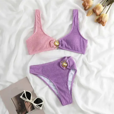 Shell Two Piece - Lilac & Pink 