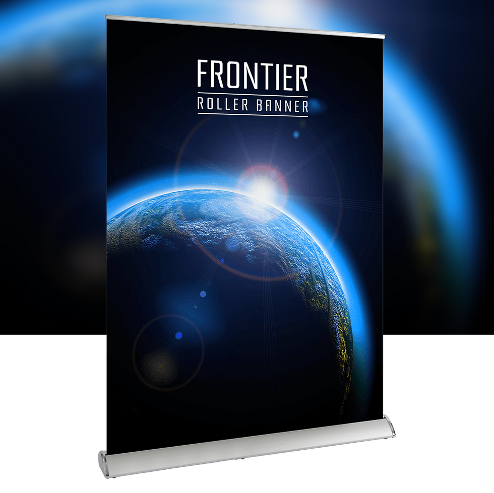 Frontier Roller Banner - with Background