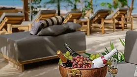 Inside a fine dining restaurant