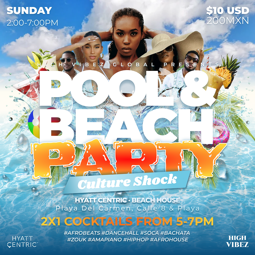 CULTURE SHOCK · Pool & Beach Party