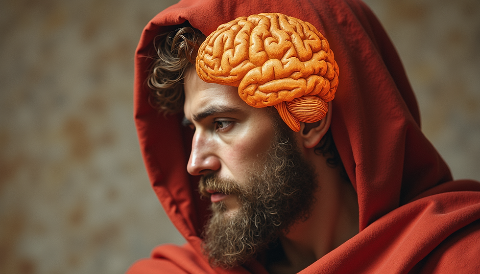 Czerwony Płaszcz Boga w Stworzeniu Adama: Anatomia Mózgu w Sztuce Michała Anioła