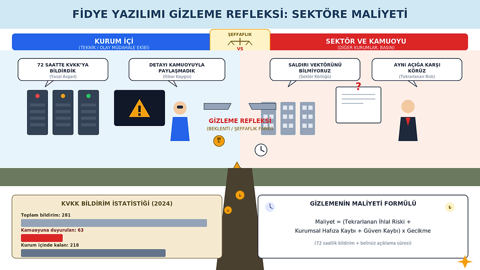 Fidye Yazılımı Olaylarını Gizleme Refleksi Sektöre Ne Kadar Zarar Veriyor?