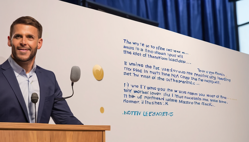 Public Speaking Masterclass for Leaders