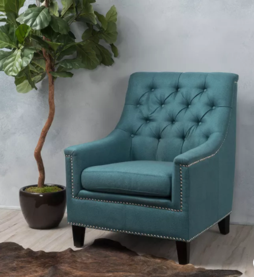 Tufted Club chair