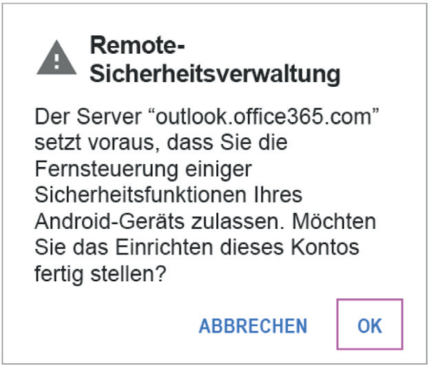Gmail Remote-Sicherheitsverwaltung