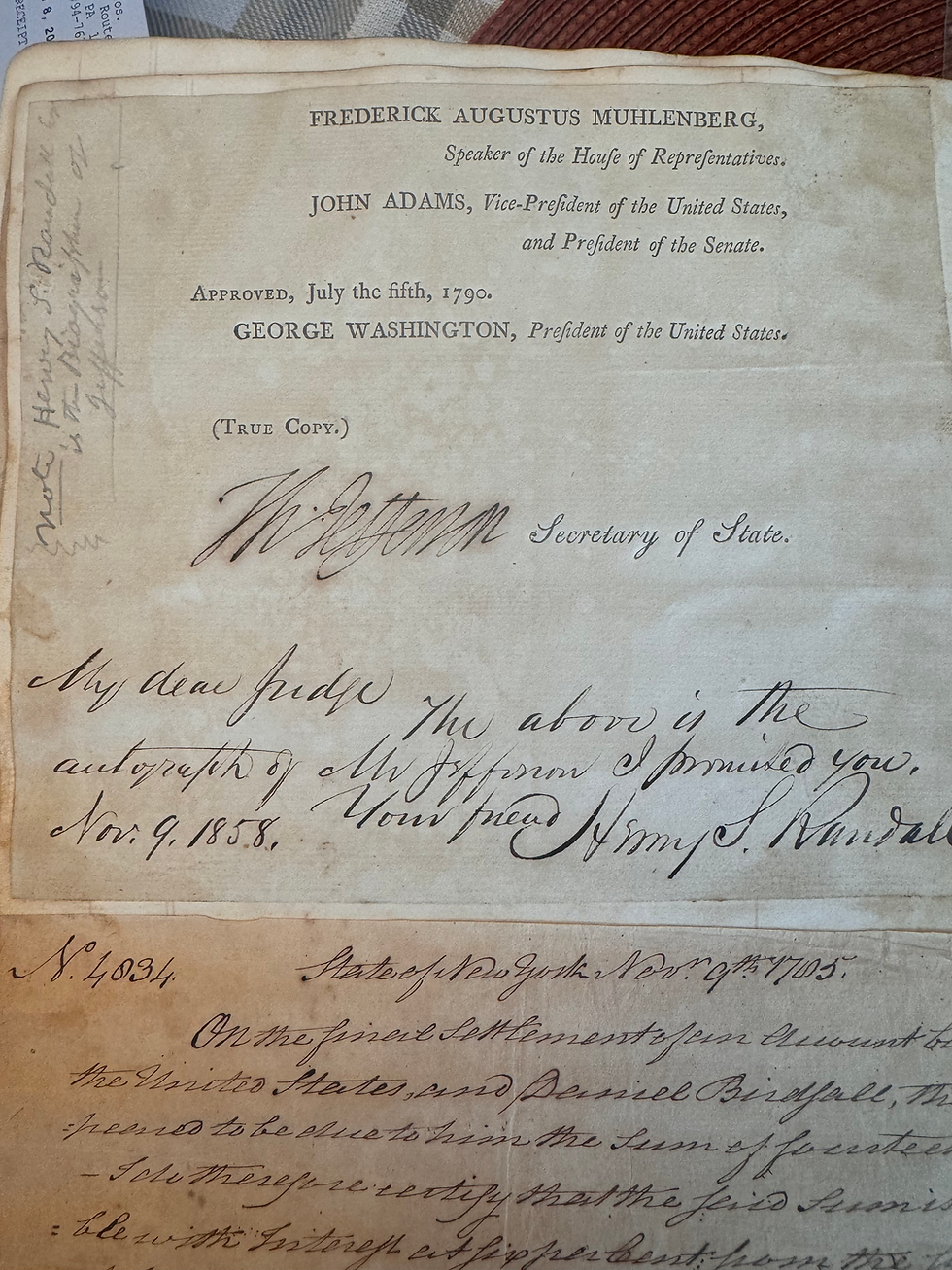 Thomas jefferson signature