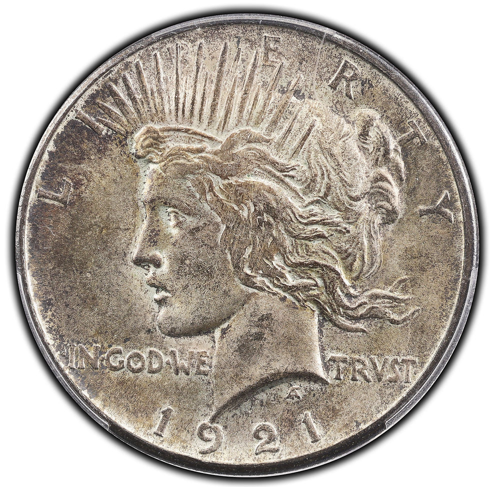 1921 Peace $1 PCGS MS-62 CAC
