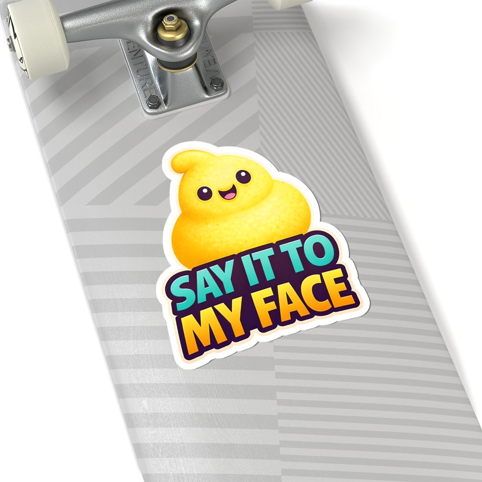 Thumbnail: Say It To My Face Peep - Sticker