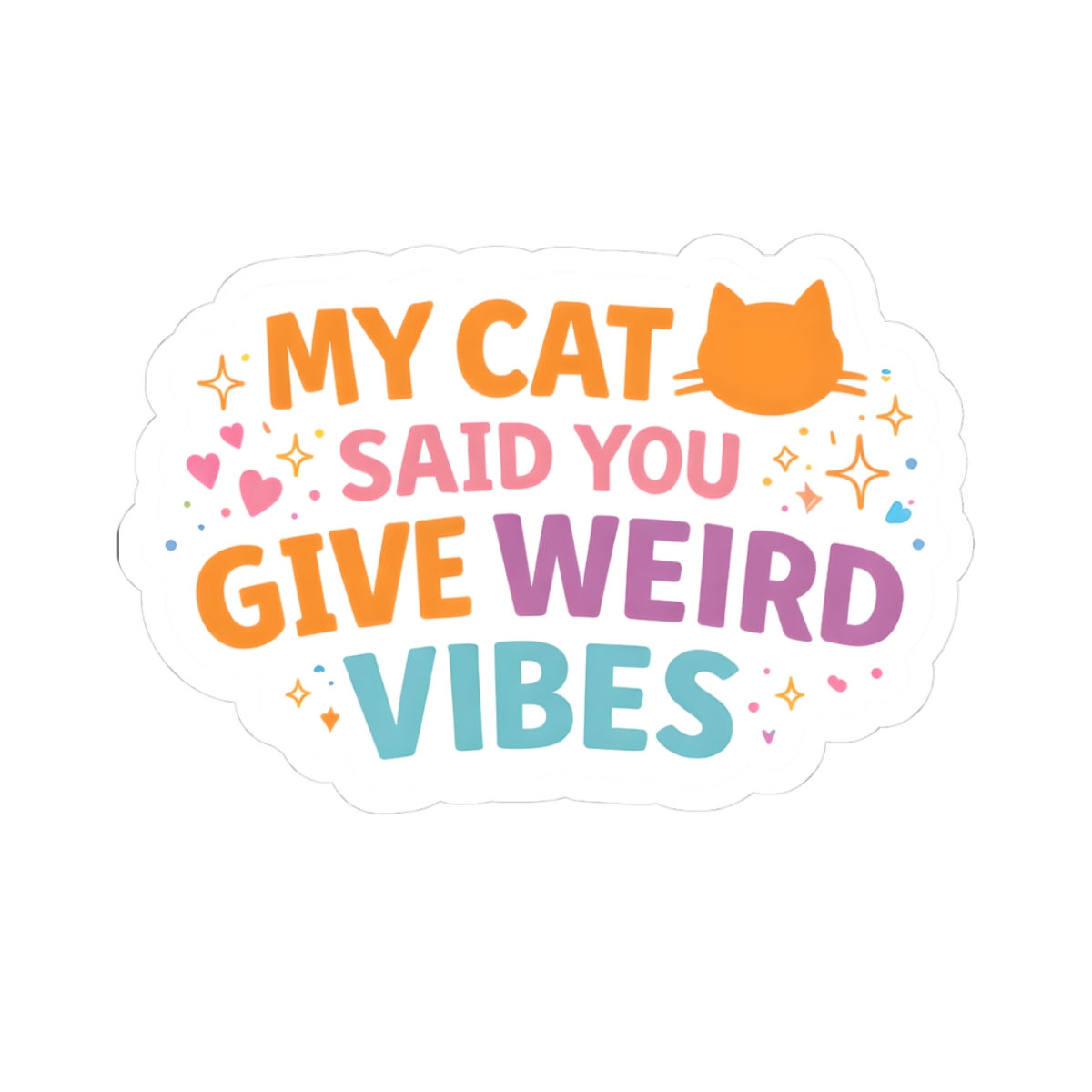 Weird Vibes - Sticker