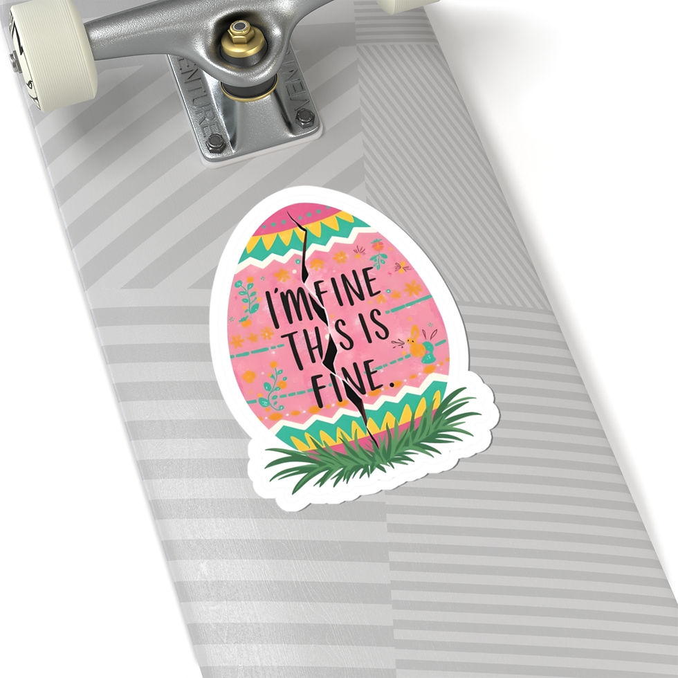Thumbnail: I'm Fine Egg - Sticker