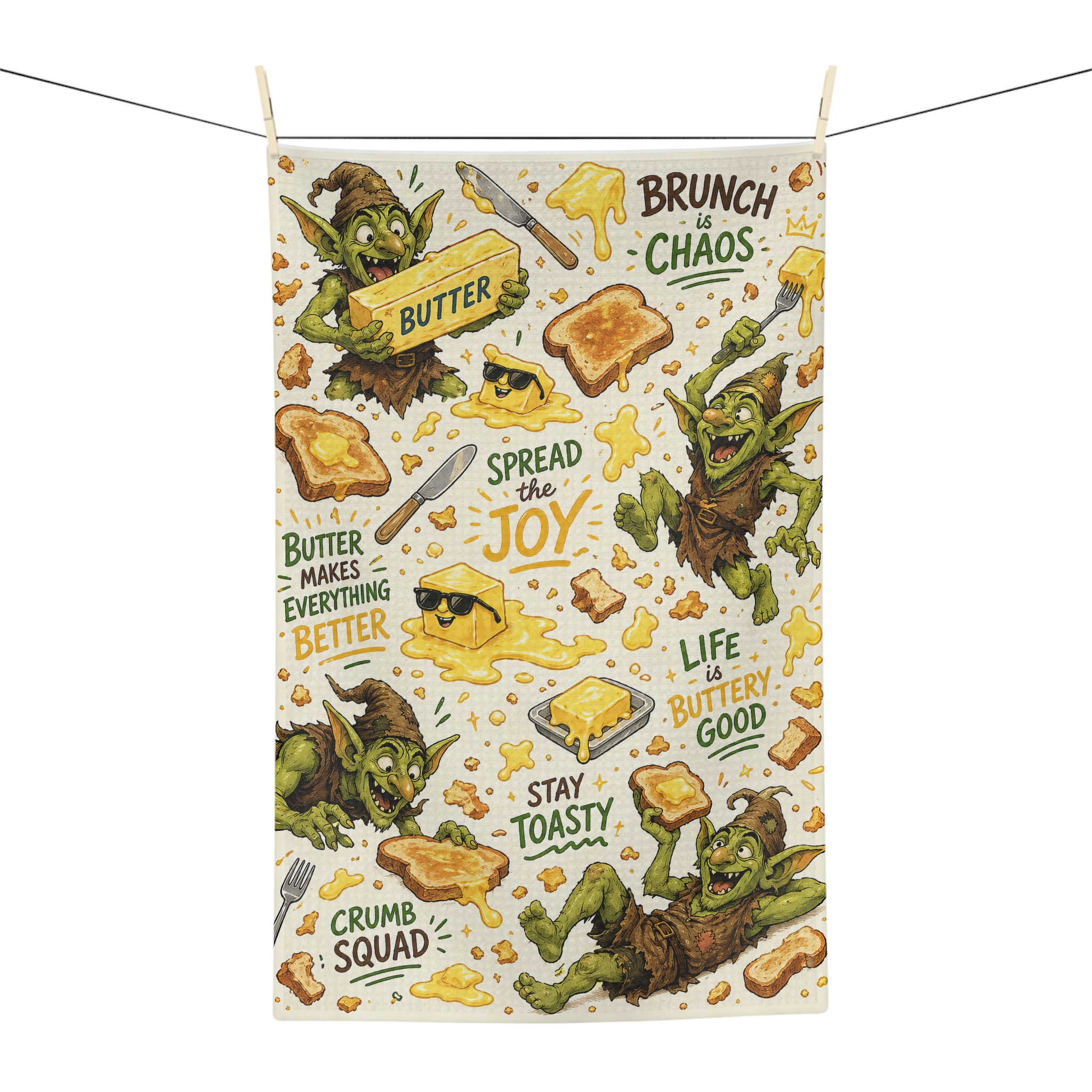 Butter Goblin - Tea Towel