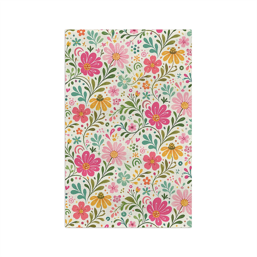 Thumbnail: Floral Fun - Tea Towel