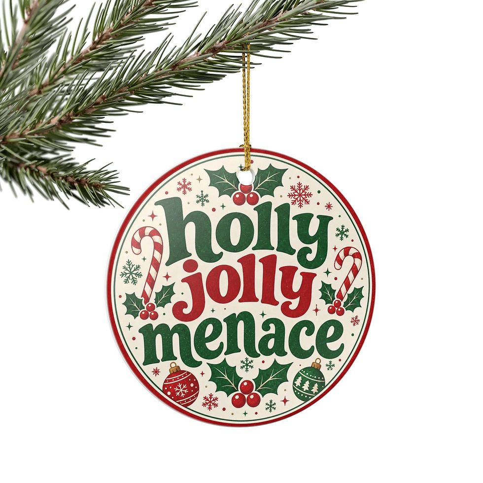 Thumbnail: Jolly Menace - Ceramic Ornament