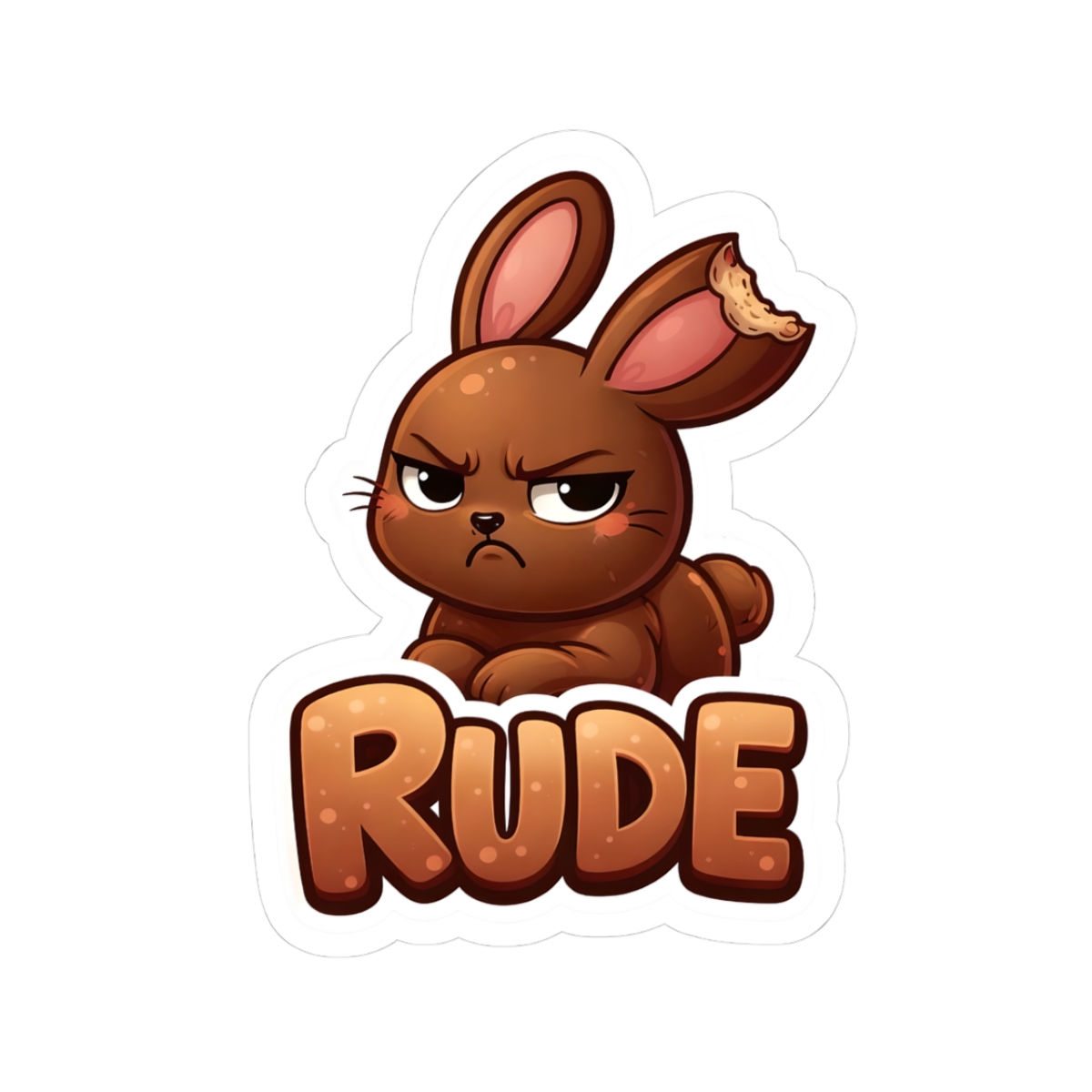 Rude Bunny - Sticker
