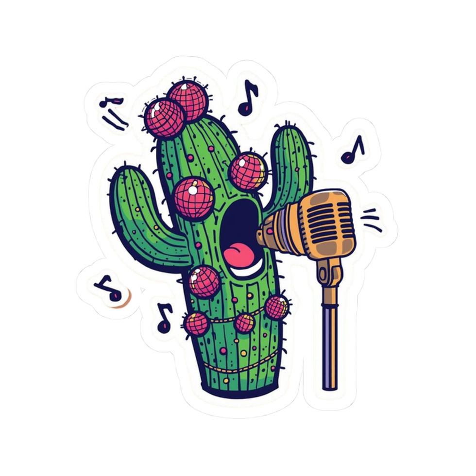 Thumbnail: Singing Cactus - Sticker