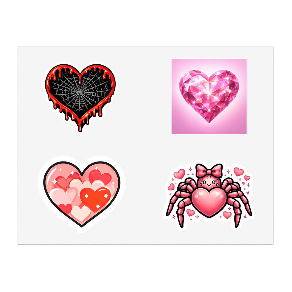 Thumbnail: Hearts Sticker Sheets