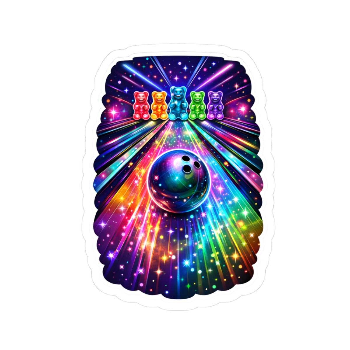 Bowling Gummies - Sticker