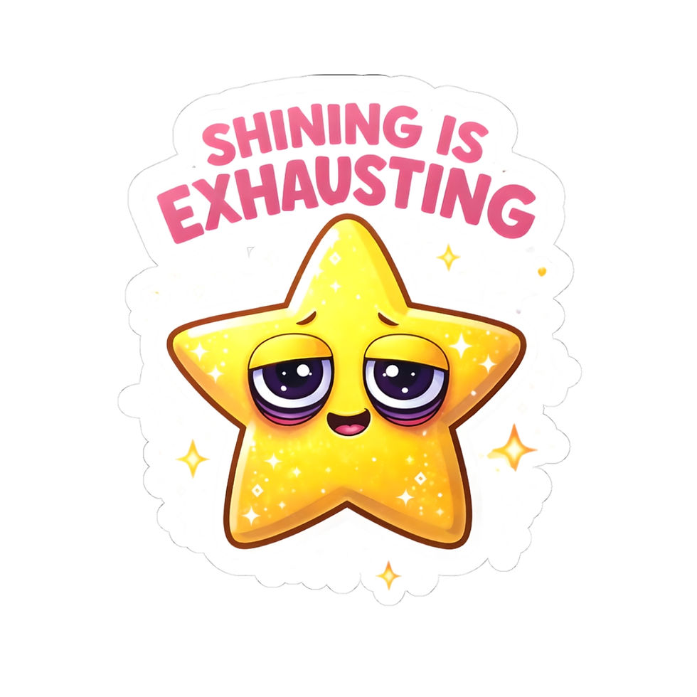 Thumbnail: Shining Is Exhausting - Sticker