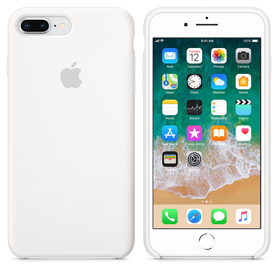 Miniatura: Funda Silicone Case para el iPhone 8 Plus/7 Plus - Blanco