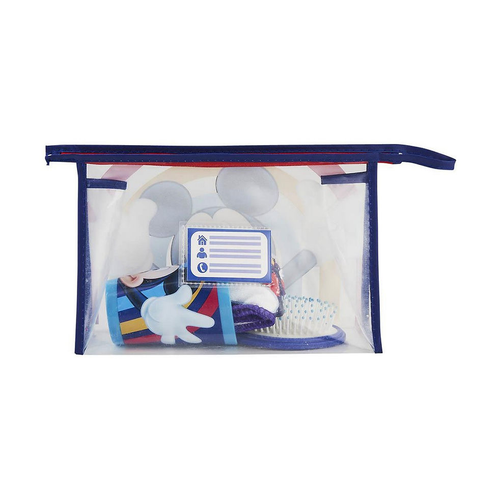 Miniaturbild: Kinder Reisetoilettengarnitur Mickey Mouse Blau 23 x 16 x 7 cm (4 pcs)