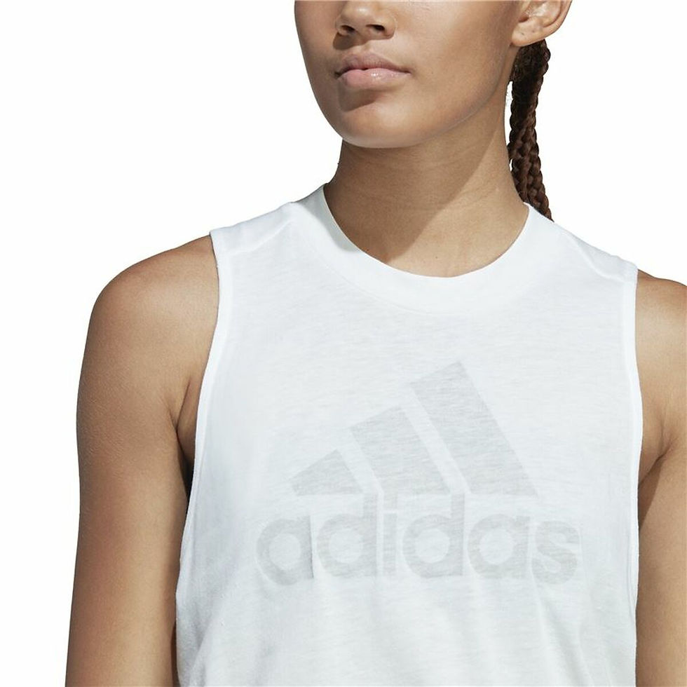 Miniaturbild: Ärmelloses Damen-T-Shirt Adidas Future Icons 3.0 Weiß