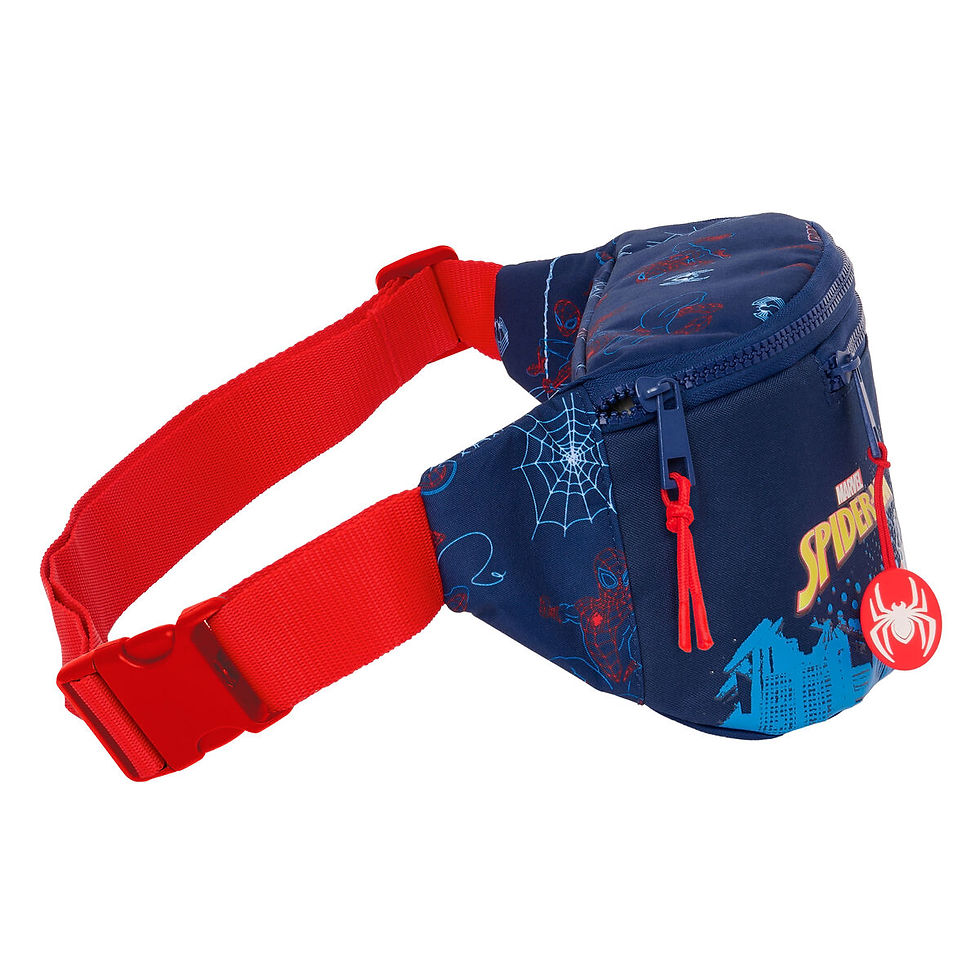 Miniaturbild: Gürteltasche Spider-Man Neon Marineblau 23 x 12 x 9 cm