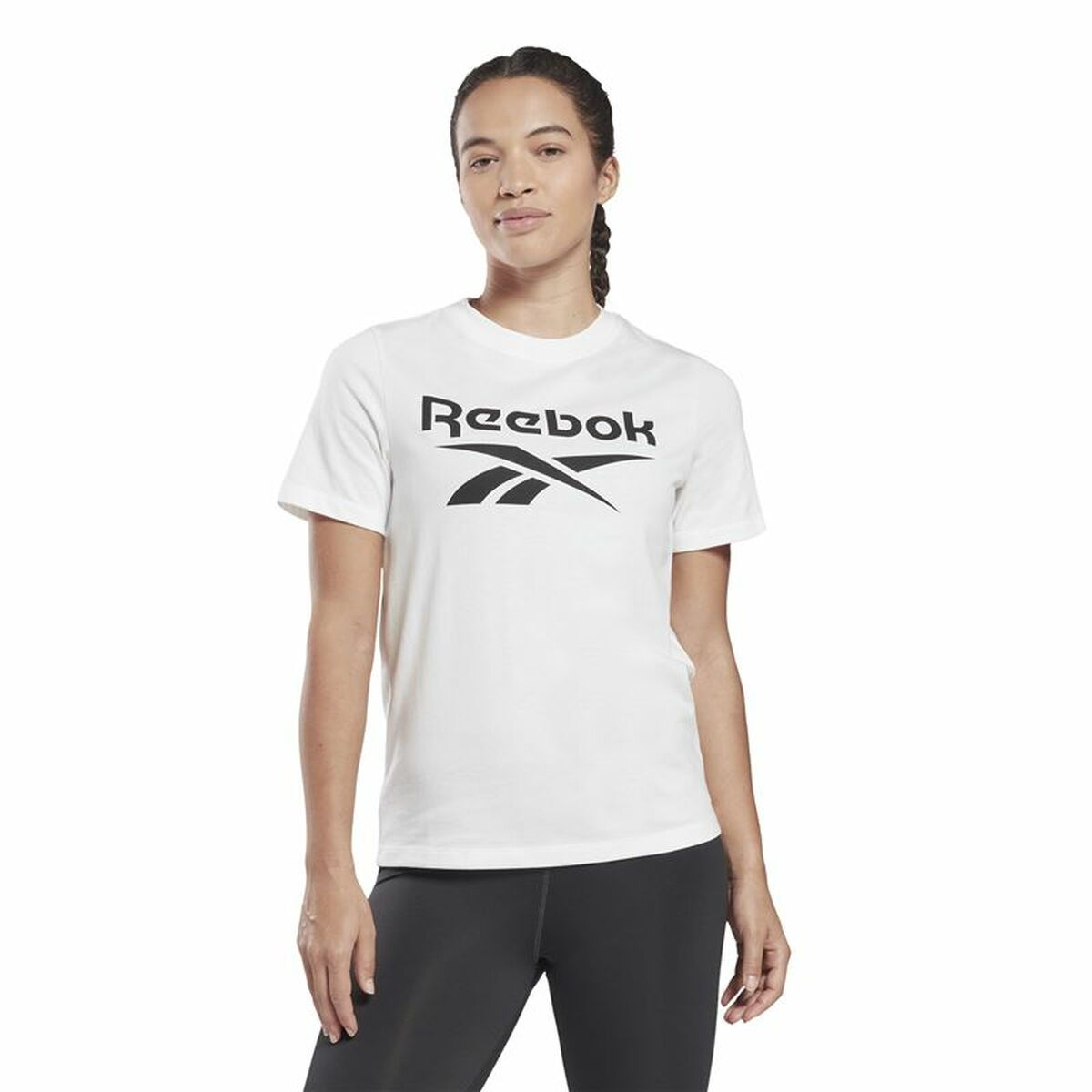 Damen Kurzarm-T-Shirt Reebok Weiß