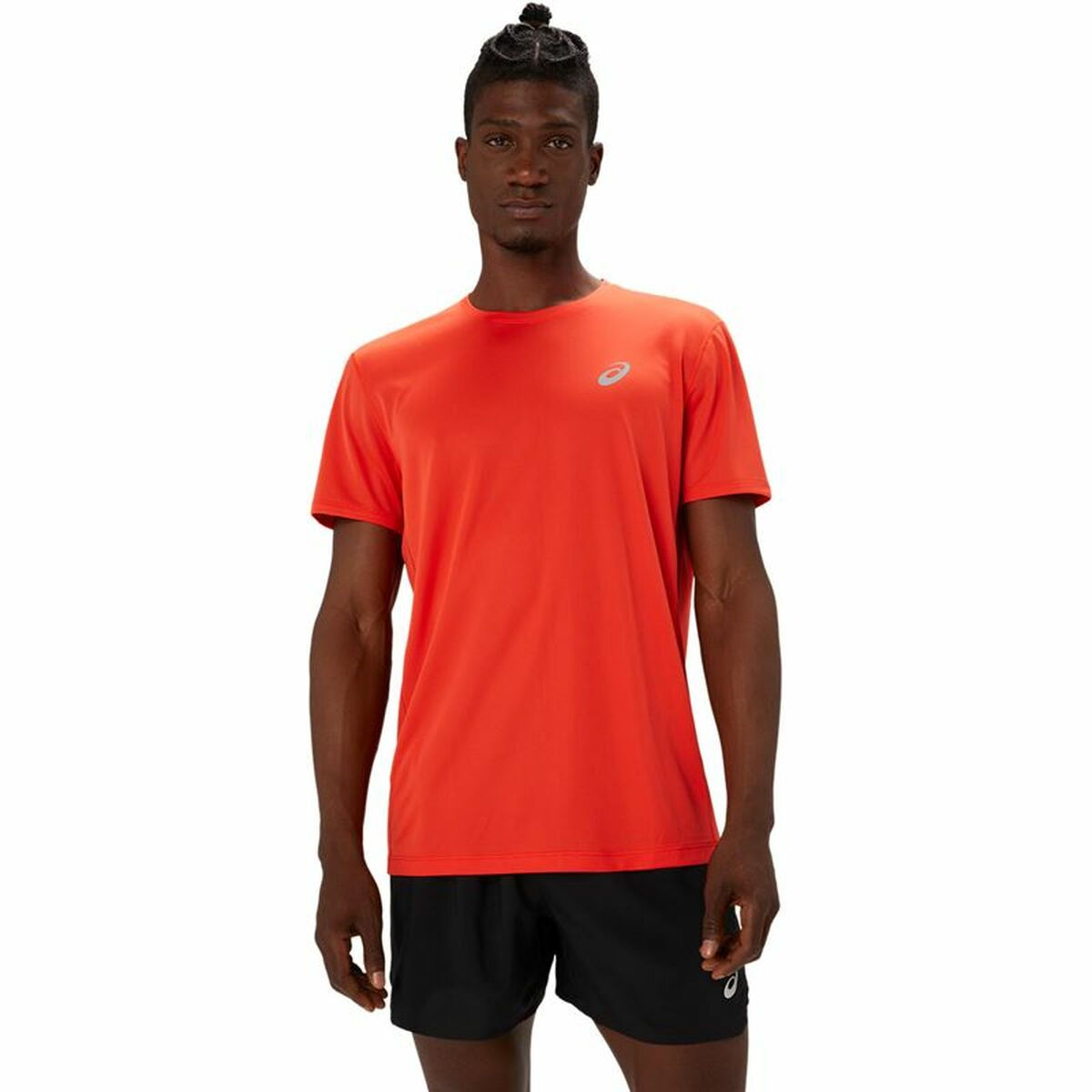 Herren Kurzarm-T-Shirt Asics Core Rot