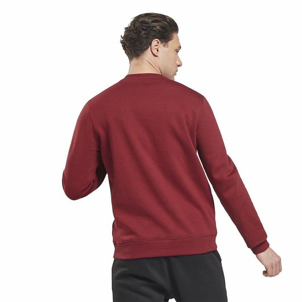 Miniaturbild: Herren Sweater ohne Kapuze Reebok Vector Crew Granatrot Braun