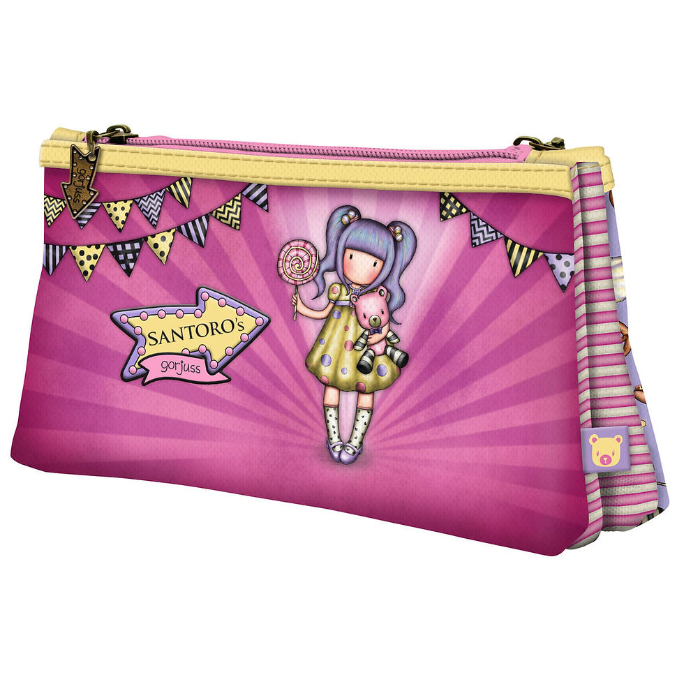 Miniaturbild: Zweifaches Mehrzweck-Etui Gorjuss First prize Lila (21.5 x 11,5 x 5 cm)
