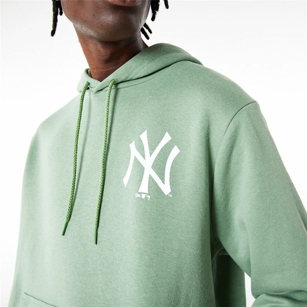 Miniaturbild: Unisex Sweater mit Kapuze New Era MLB New York Hellgrün