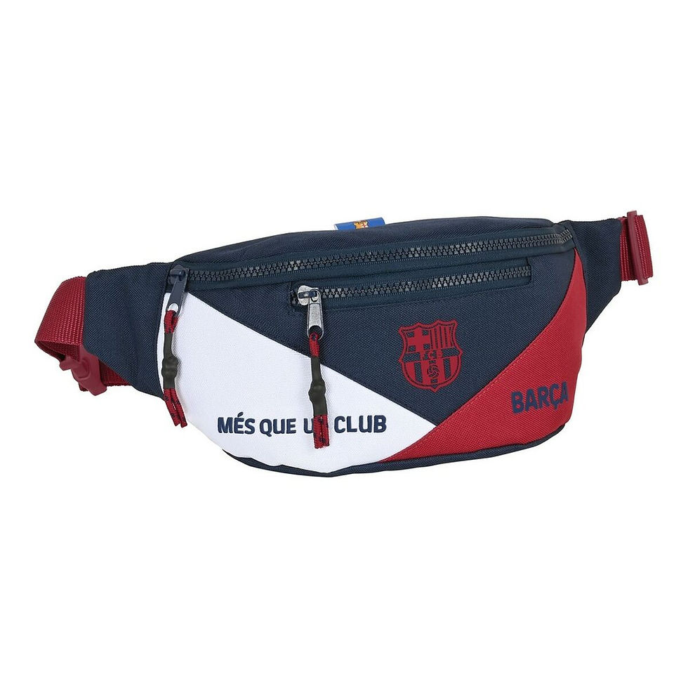 Miniaturbild: Gürteltasche F.C. Barcelona Corporativa Blau Granatrot (23 x 12 x 9 cm)
