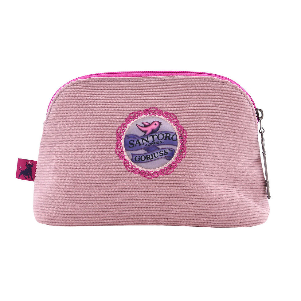 Miniaturbild: Reise-Toilettentasche Gorjuss Cheshire cat Lila (21 x 14 x 8.5 cm)