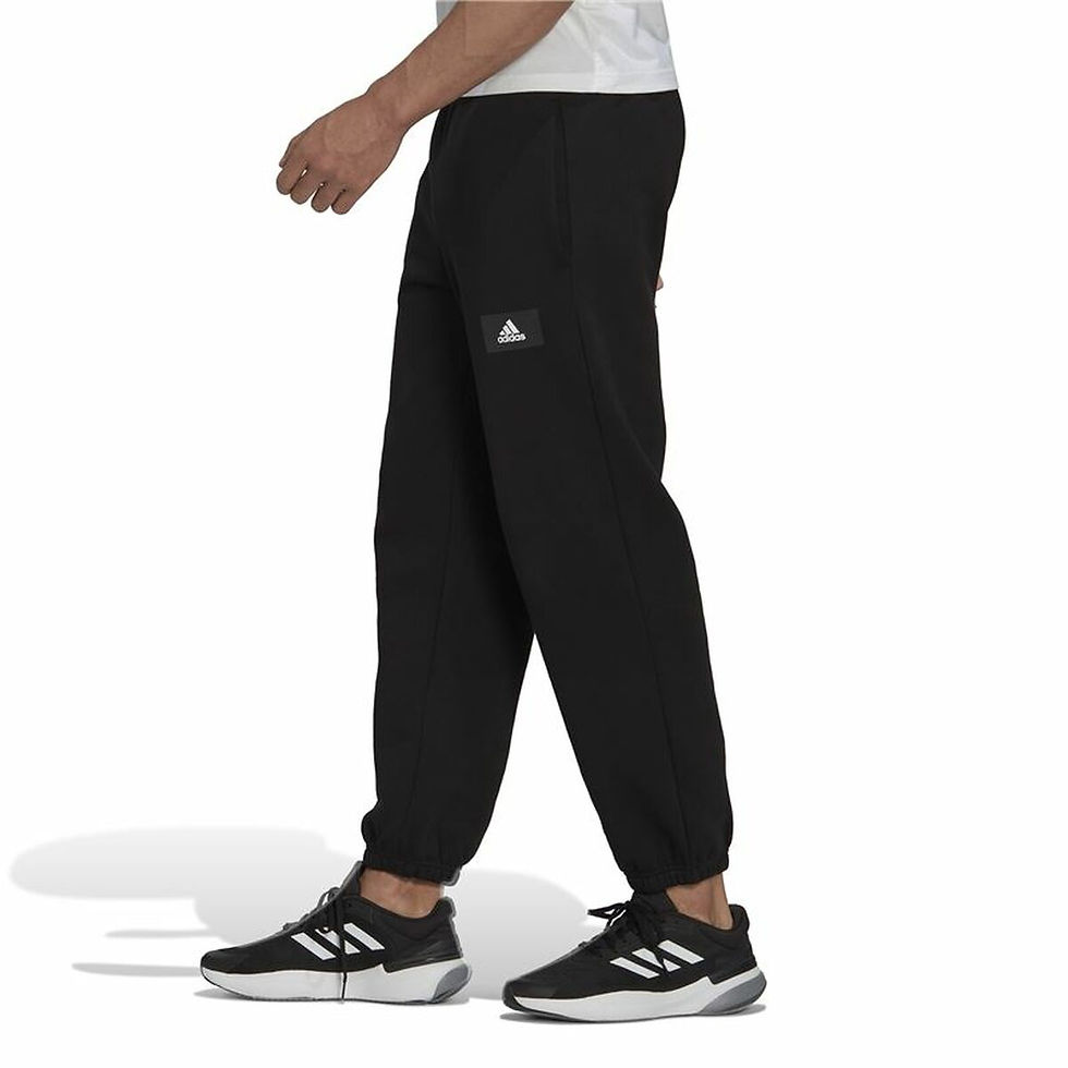 Miniaturbild: Lange Sporthose Adidas FeelVivid Schwarz Herren