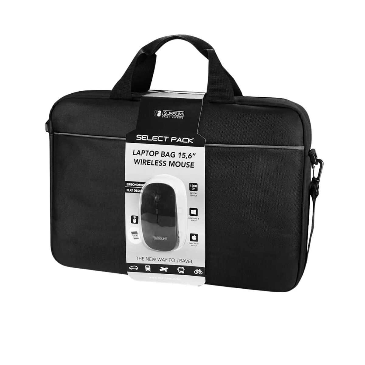 Laptoptasche Subblim Schwarz
