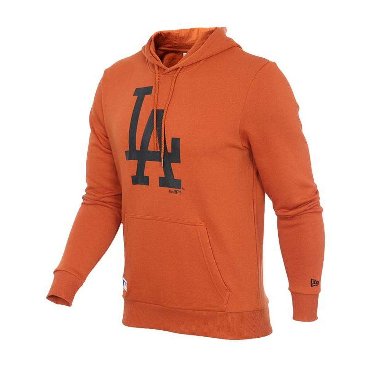 Herren Sweater mit Kapuze New Era MLB Seasonal Team Logo LA Dunkelorange