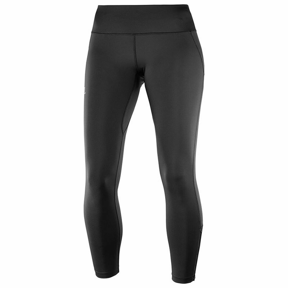 Sporthose Damen Salomon Agile Long Tight Schwarz