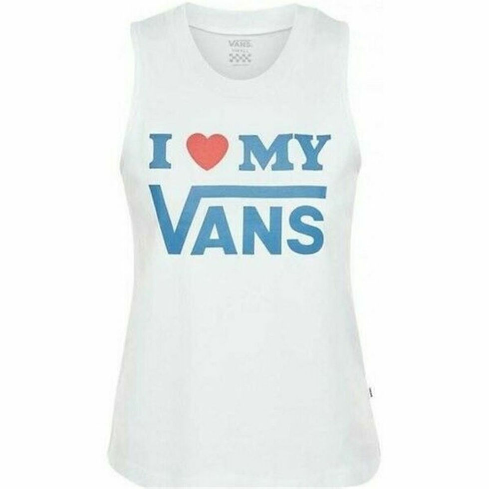 Ärmelloses Damen-T-Shirt Vans LOVE Weiß