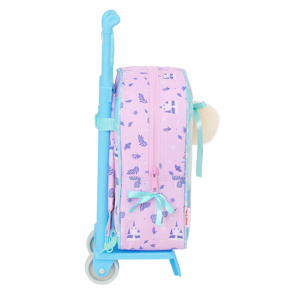 Miniaturbild: Schulrucksack mit Rädern Frozen Cool days Violett Himmelsblau 22 x 27 x 10 cm